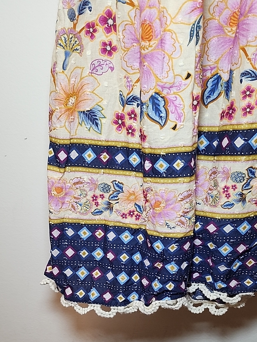 Farm Rio Superbloom Tapestry Ruffle Floral Maxi Dress Size Small - Picture 12 of 16